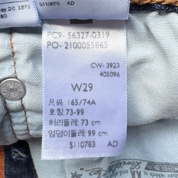 Levis 501 Original Blue Denim Shorts Size W29 W28 & 26 High-Rise Cut Off - Picture 11 of 16